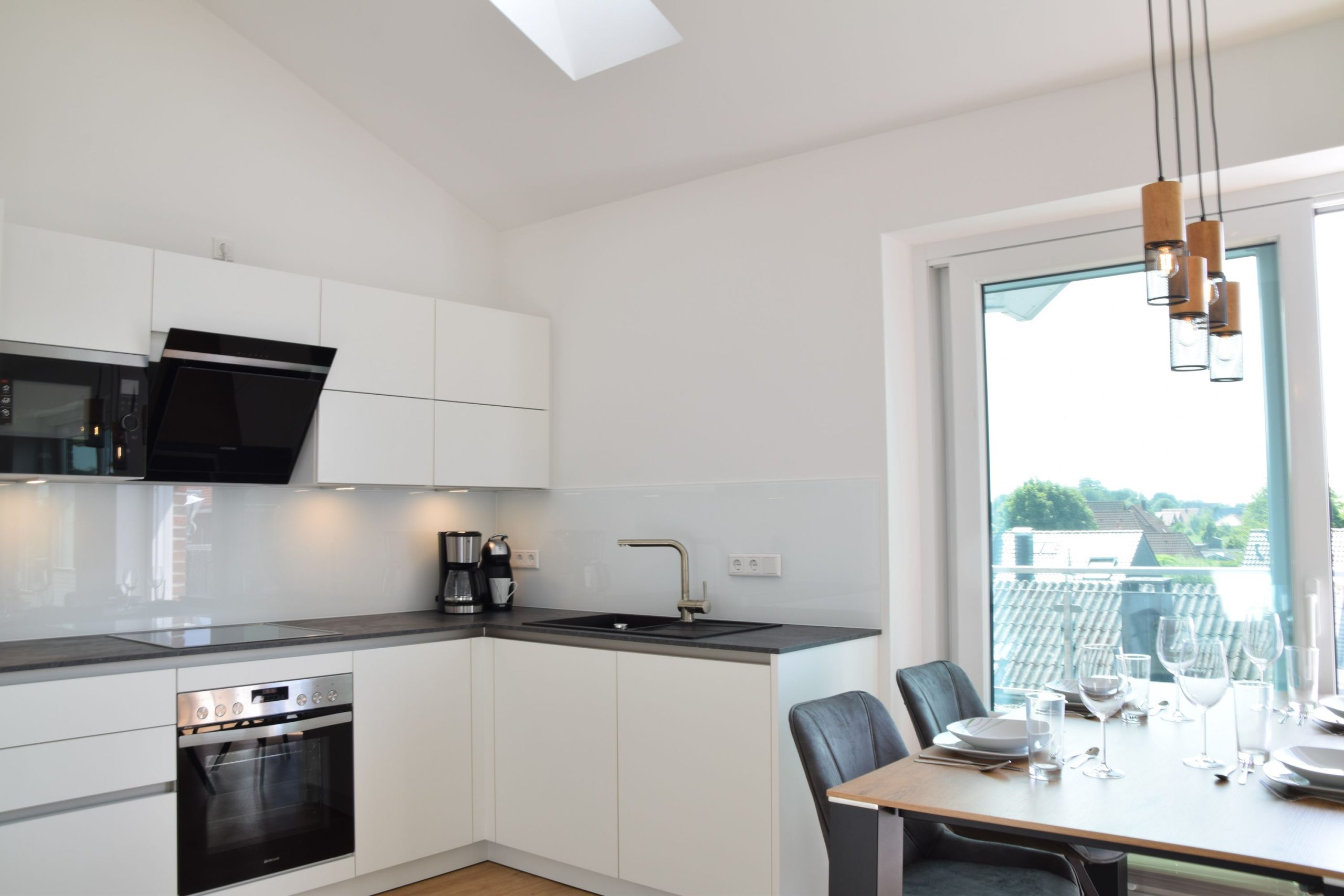 Penthouse Küche Agentur am Meer