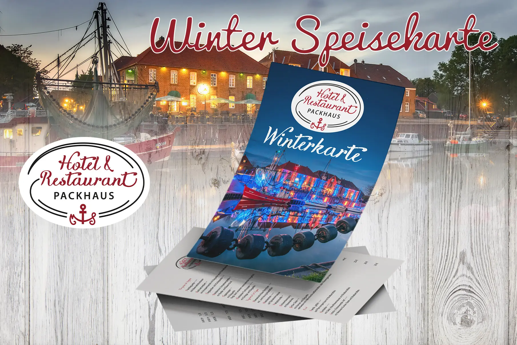 Winterkarte Packhaus Hooksiel